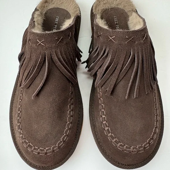 NWT Free People Fallon Fringe Mules Size 9 Women’s - Picture 11 of 14